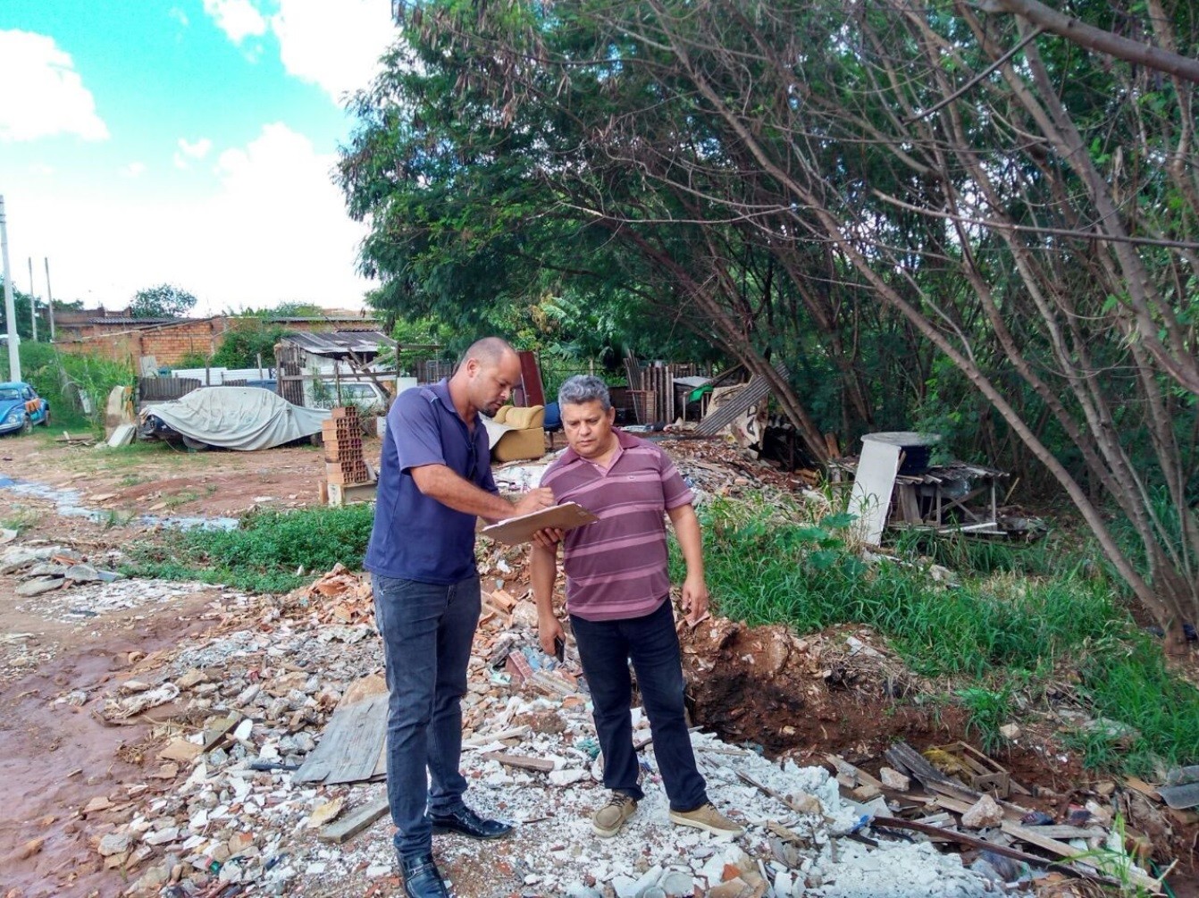 Edgardo na Vila Operária